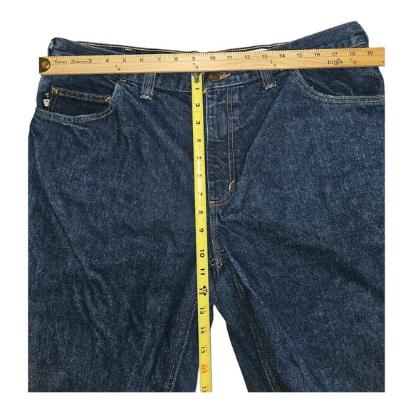 Carhartt Jeans 38x32 Men's Wide Boot Cut Flame Resistant Workwear - Picture 5 of 9